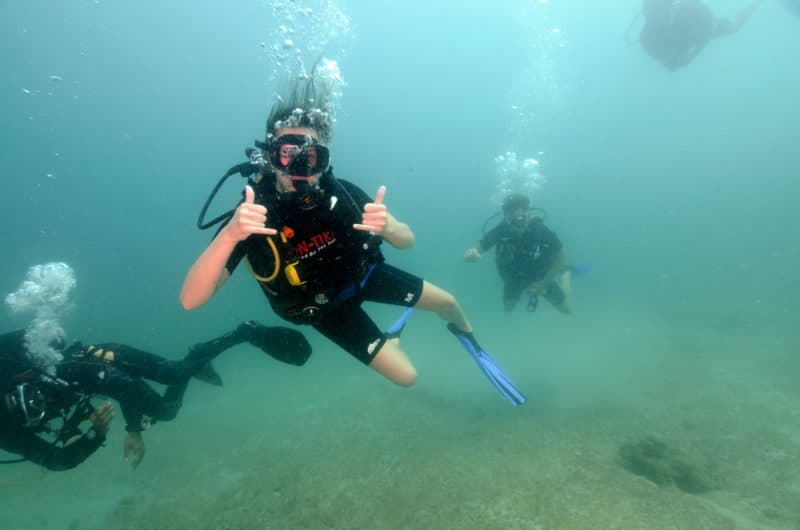 Yaz diving in Krabi, Thailand