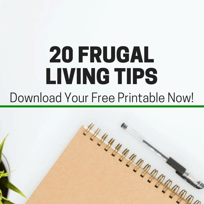 Frugal Living Tips Printable