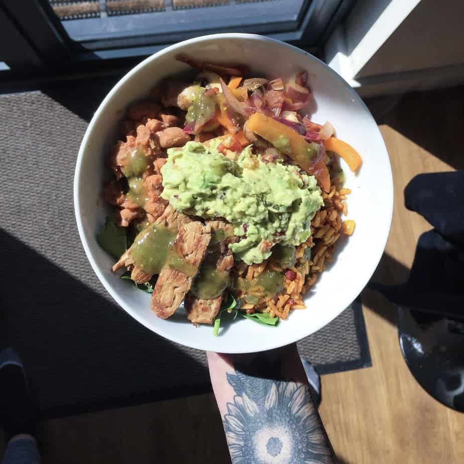 Cheap Lunch Ideas for Work Vegan Burrito Bowl