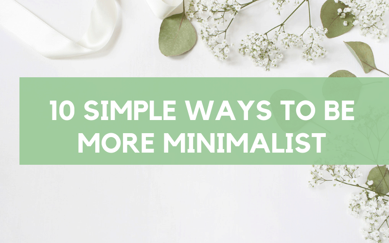 get started with minimalism